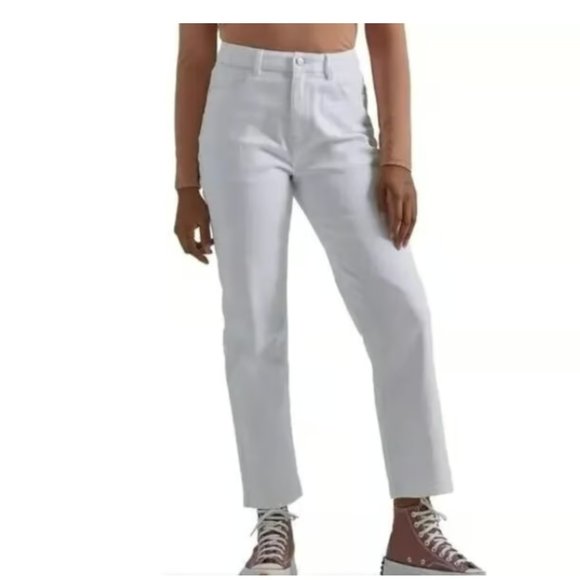 NWT Wrangler Womens High Rise Rodeo Straight Leg Crop Jeans- 14/32 - Picture 1 of 10